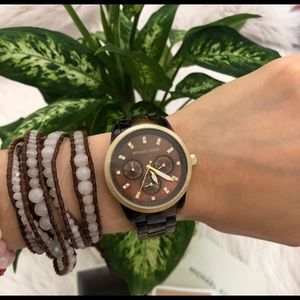 Michael Kors Ritz Tortoiseshell Chronograph MK5038